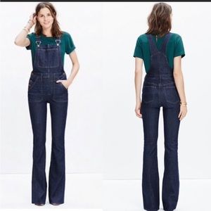 Madewell Flea Market Flare Overalls